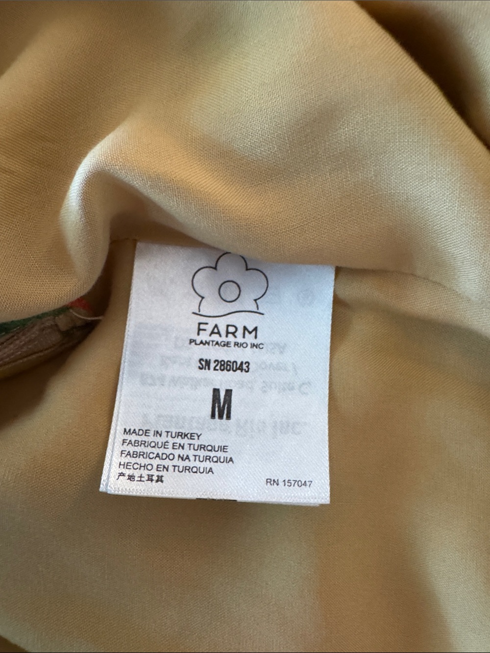 🔥🔥SALE!! Farm Rio Orange Sands Dress - Picture 7 of 8